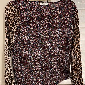 Equipment silk long sleeve blouse